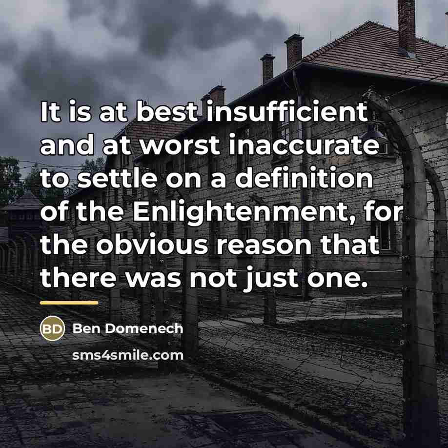 “It is at best insufficient and at worst inaccurate to…” quote by Ben Domenech