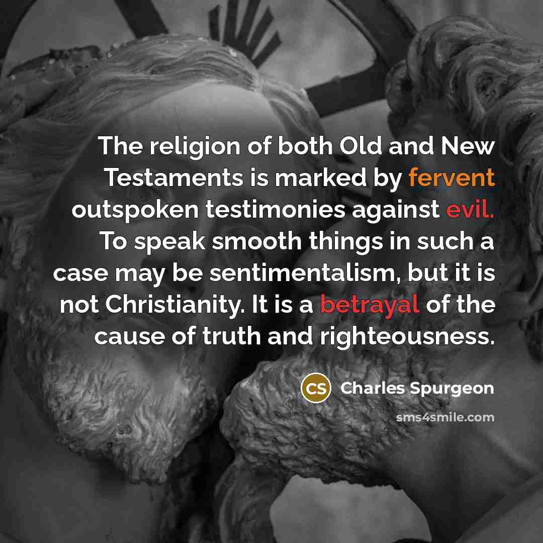 “The religion of both Old and New Testaments is marked…” quote by Charles Spurgeon
