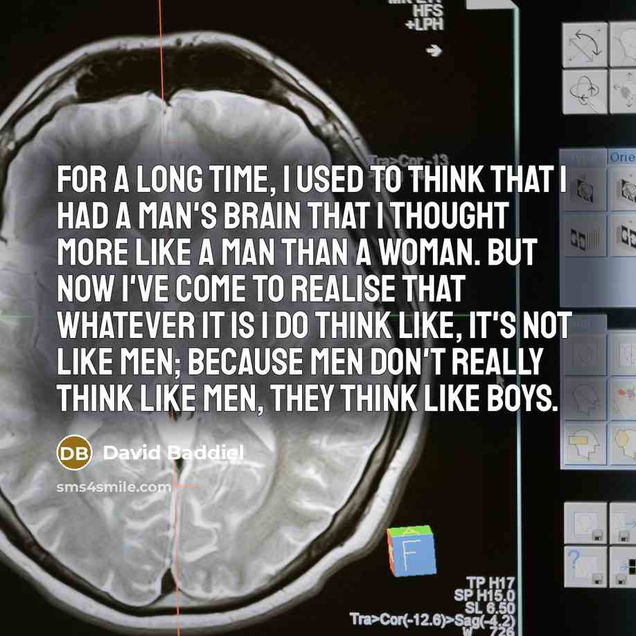 “For a long time, I used to think that I…” quote by David Baddiel