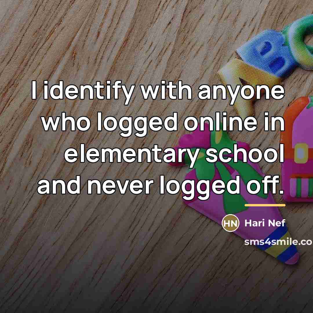“I identify with anyone who logged online in elementary school…” quote by Hari Nef