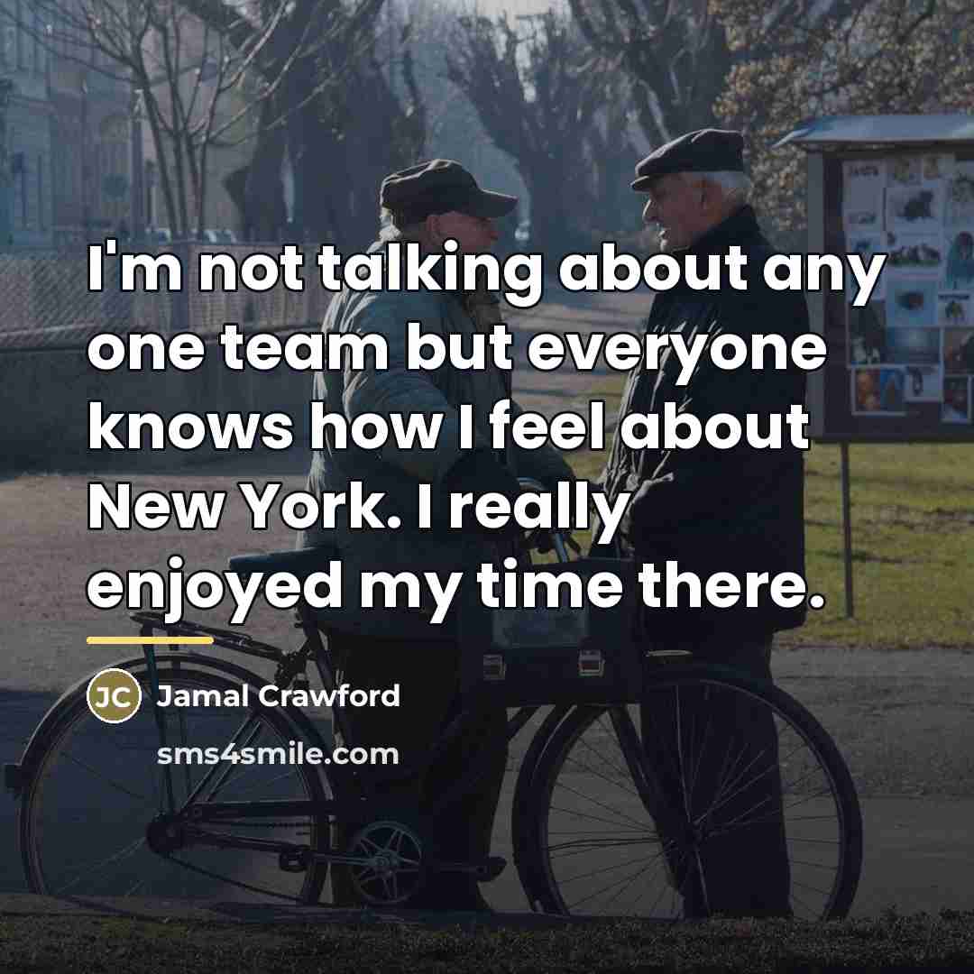 “I'm not talking about any one team but everyone knows…” quote by Jamal Crawford