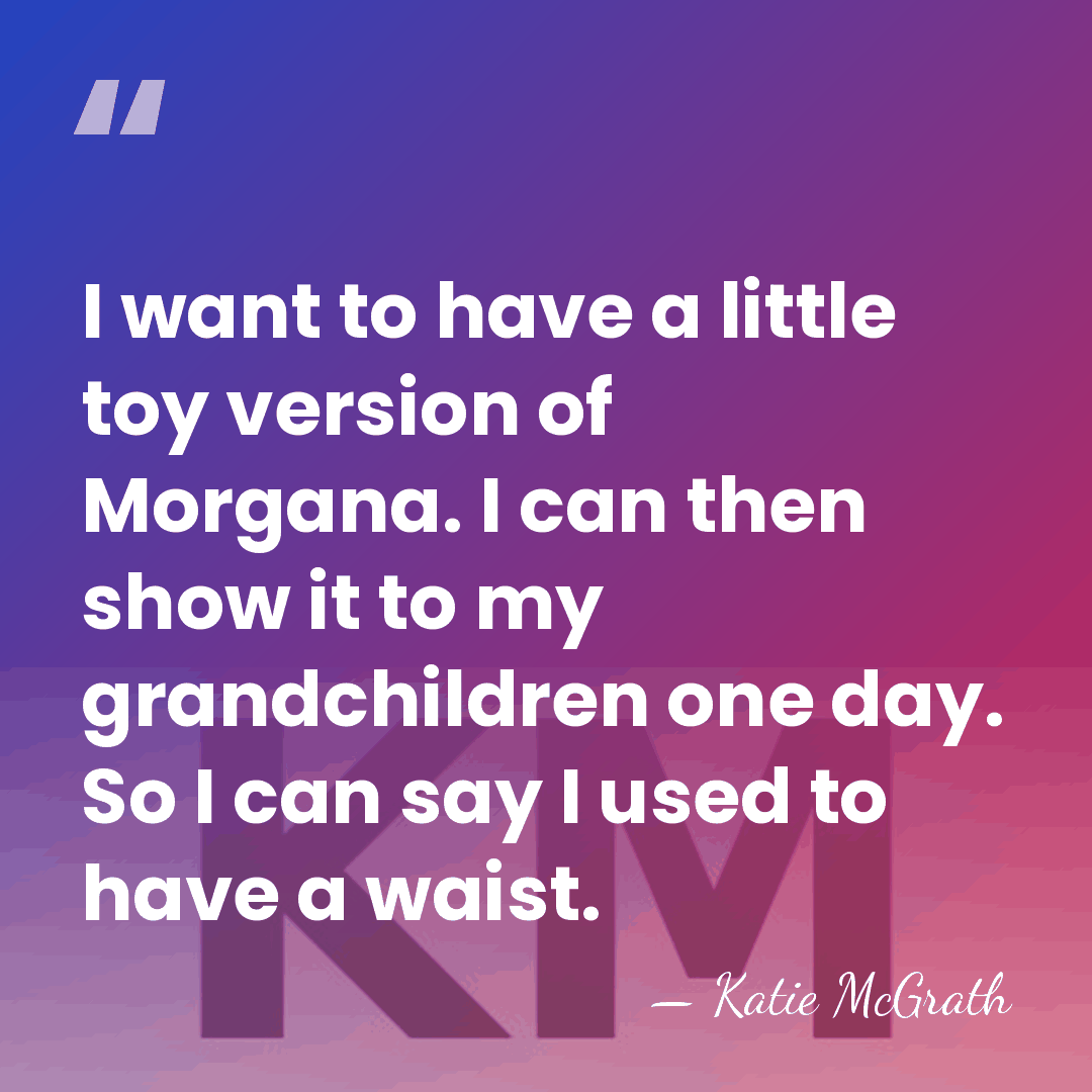 I want to have a little toy version of Morgana. I can&hellip; - Katie McGrath