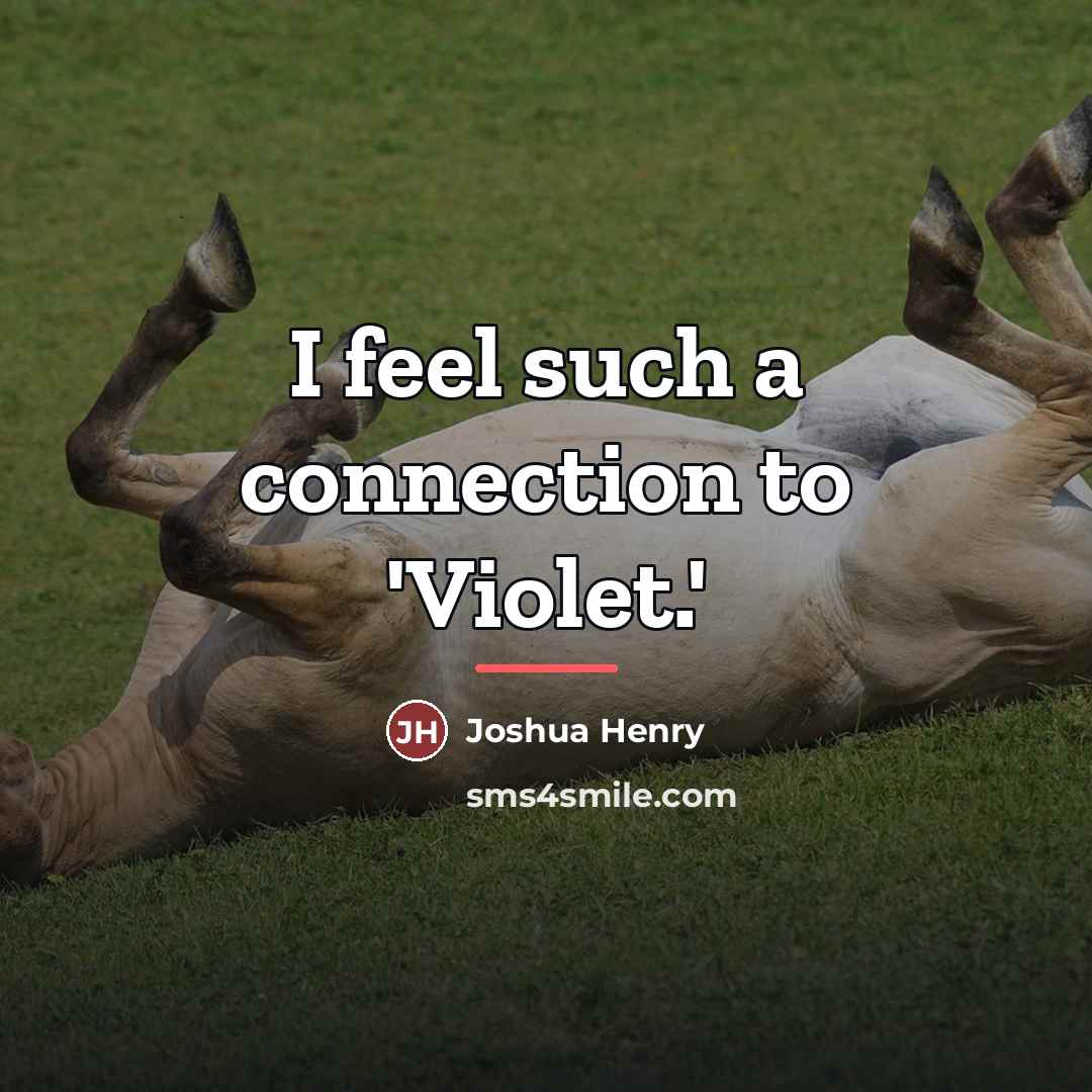 “I feel such a connection to 'Violet.'…” quote by Joshua Henry