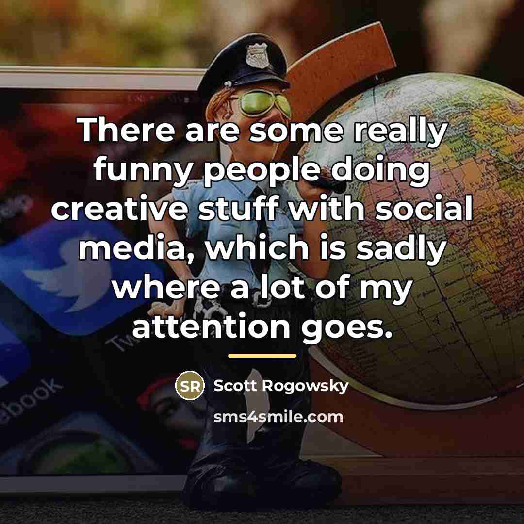 “There are some really funny people doing creative stuff with…” quote by Scott Rogowsky