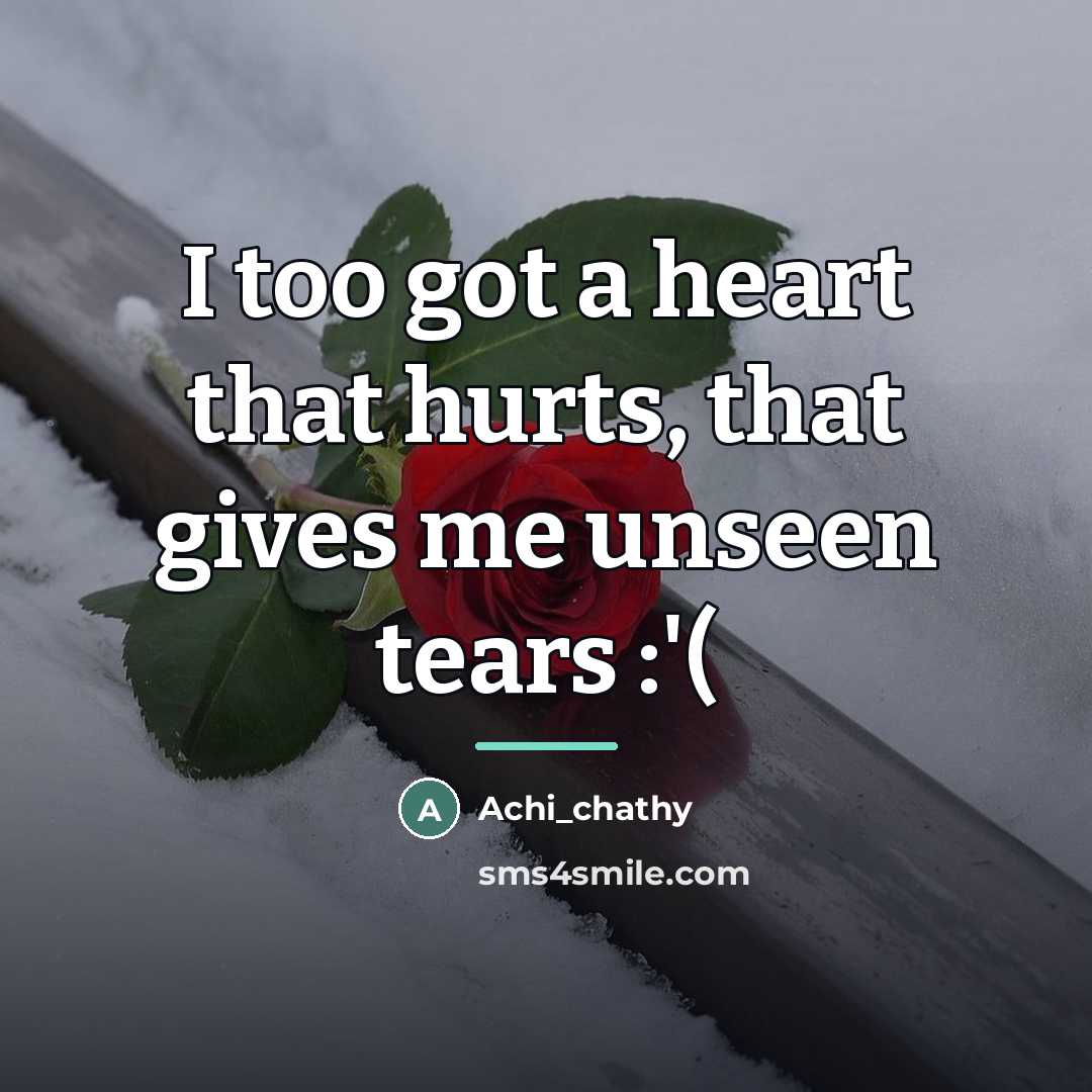 “I too got a heart that hurts, that gives me…” quote by Achi_chathy