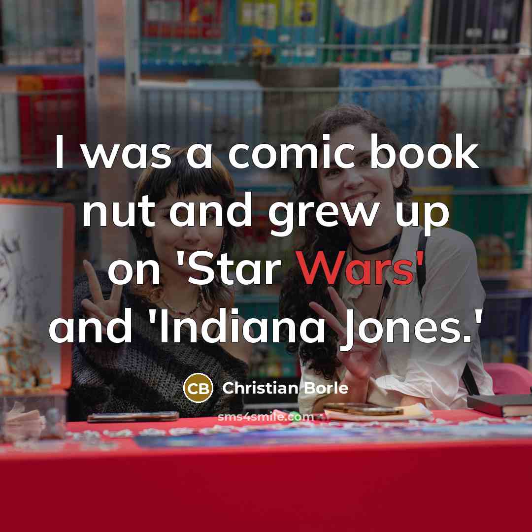 “I was a comic book nut and grew up on…” quote by Christian Borle