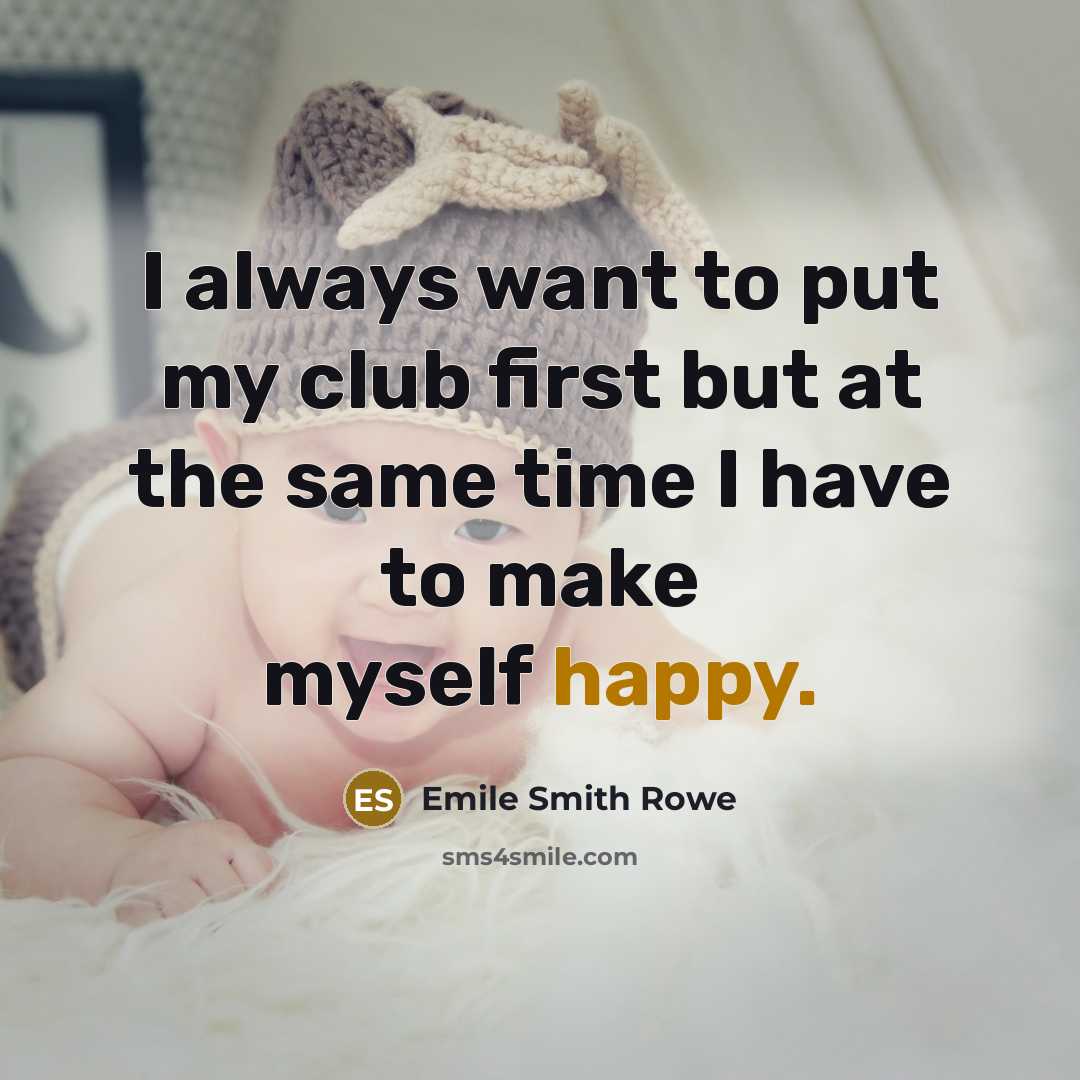 “I always want to put my club first but at…” quote by Emile Smith Rowe