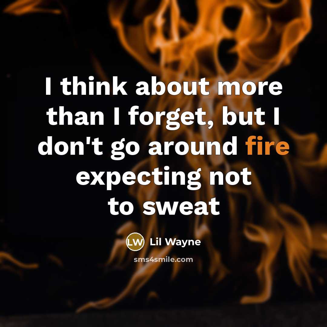 “I think about more than I forget, but I don't…” quote by Lil Wayne