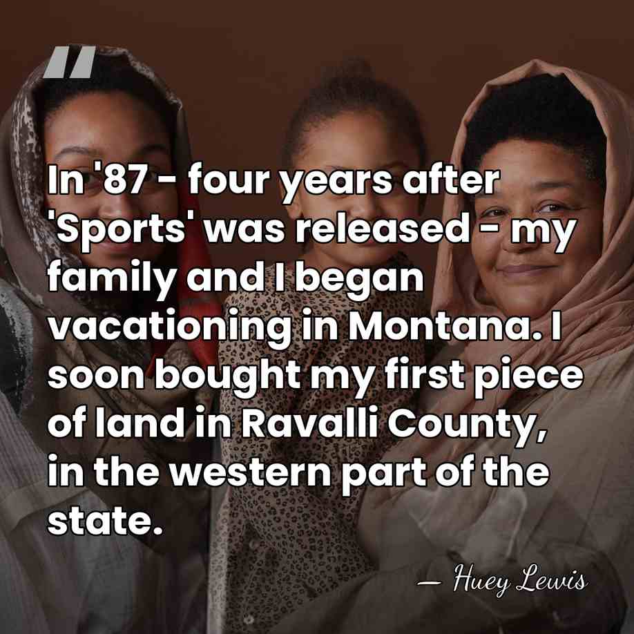 In '87 - four years after 'Sports' was released - my family&hellip; - Huey Lewis
