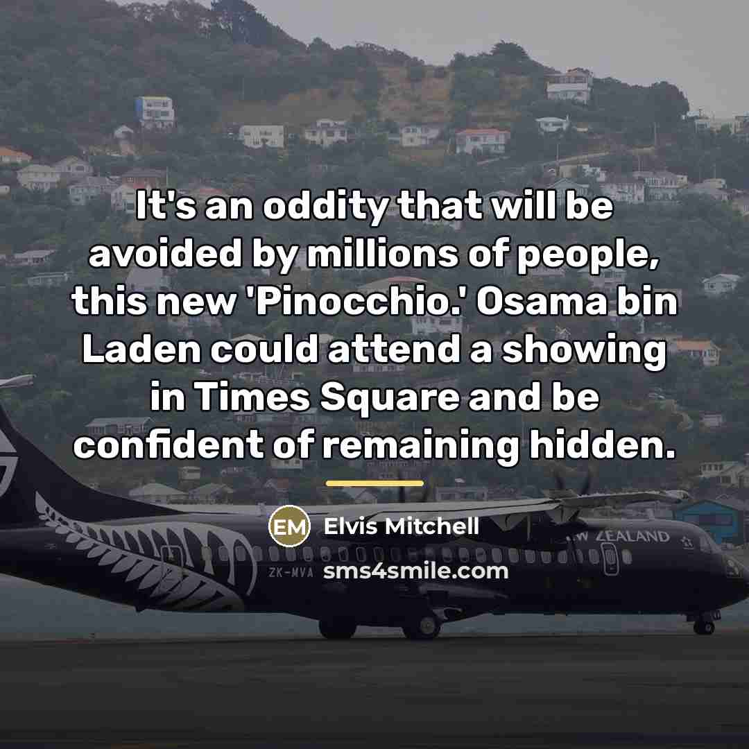 “It's an oddity that will be avoided by millions of…” quote by Elvis Mitchell
