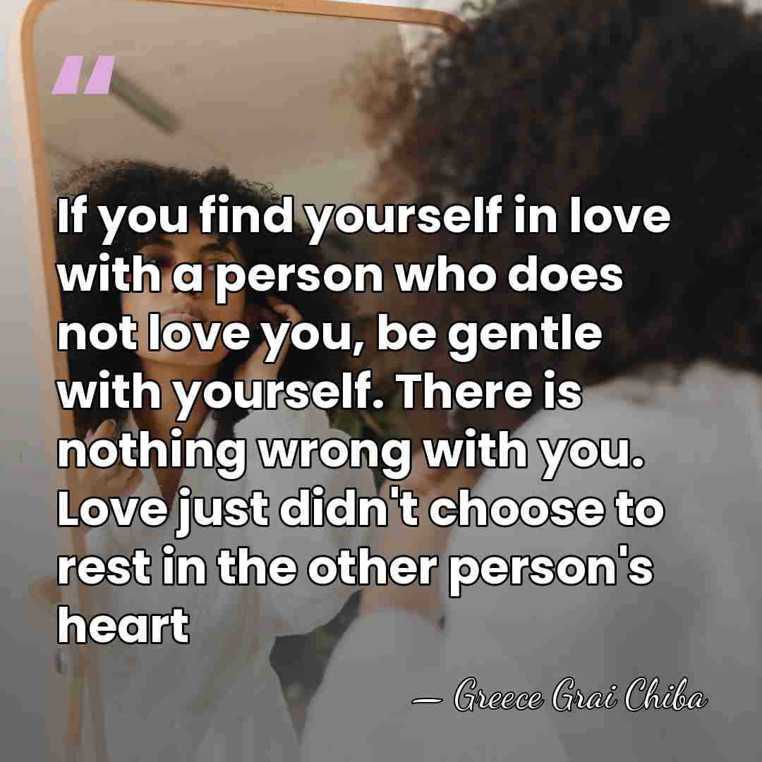 If you find yourself in love with a person who does not&hellip; - Greece Grai Chiba
