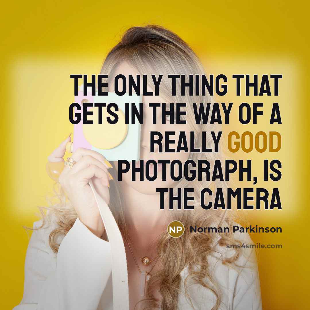 “The only thing that gets in the way of a…” quote by Norman Parkinson