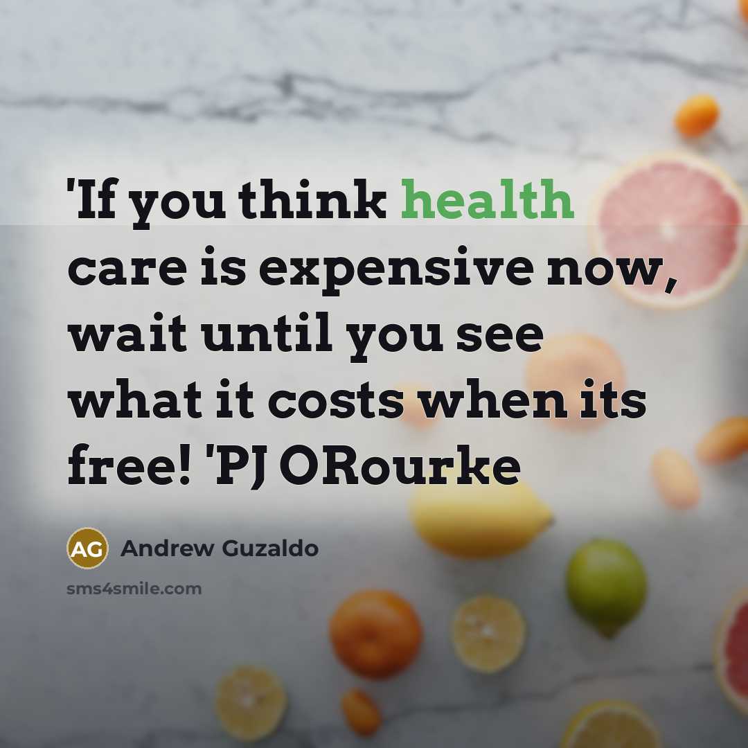 “'If you think health care is expensive now, wait until…” quote by Andrew Guzaldo