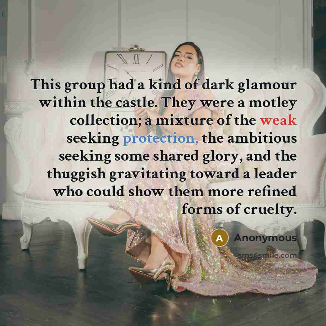 “This group had a kind of dark glamour within the…” quote by Anonymous