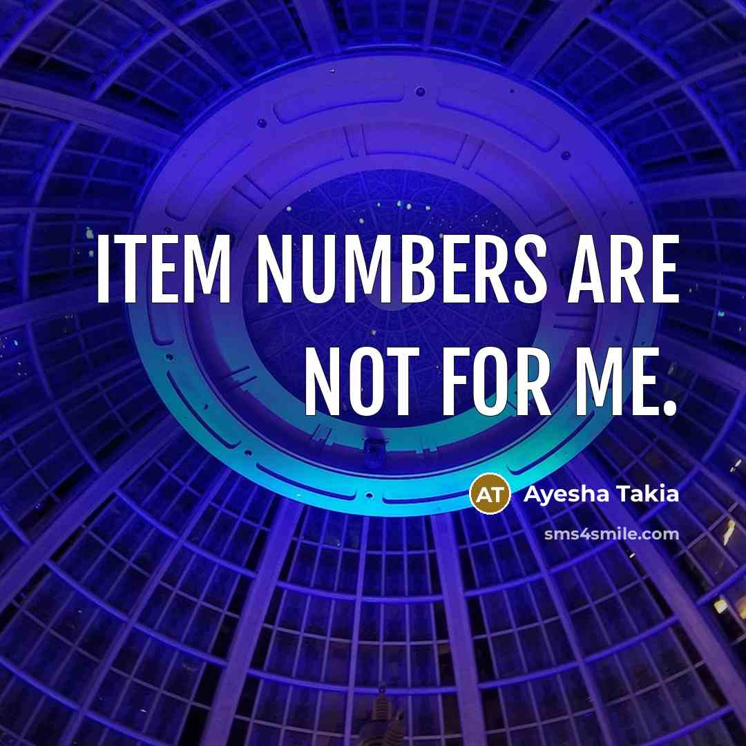 “Item numbers are not for me.…” quote by Ayesha Takia