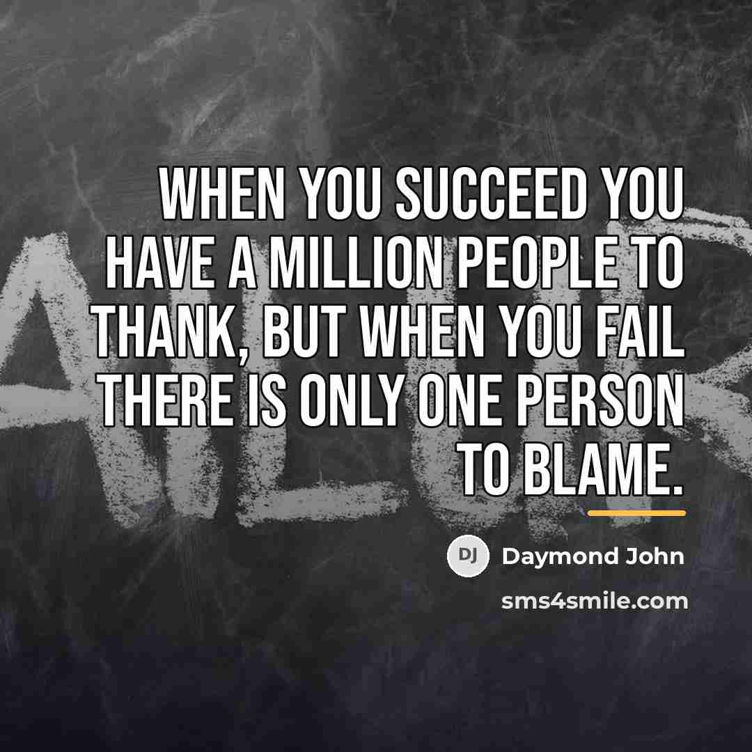 “When you succeed you have a million people to thank,…” quote by Daymond John