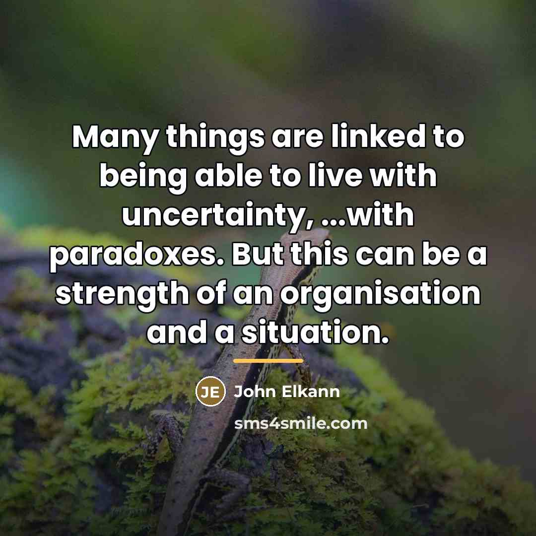 “Many things are linked to being able to live with…” quote by John Elkann