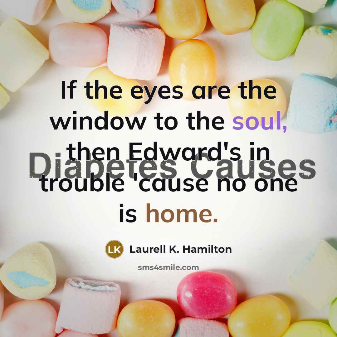 “If the eyes are the window to the soul, then…” quote by Laurell K. Hamilton