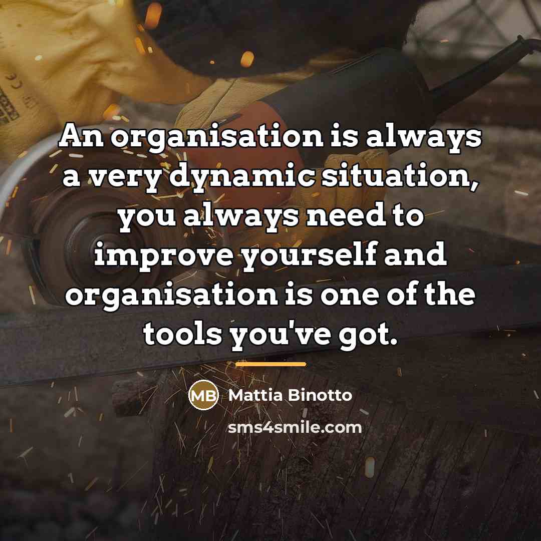 “An organisation is always a very dynamic situation, you always…” quote by Mattia Binotto