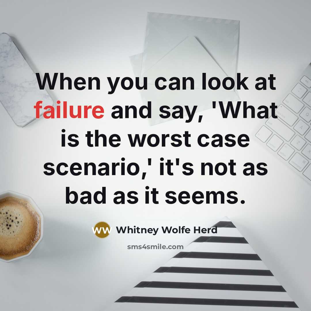 “When you can look at failure and say, 'What is…” quote by Whitney Wolfe Herd