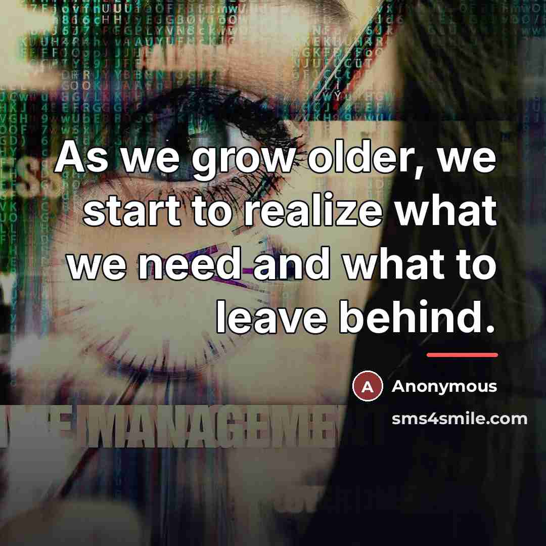 “As we grow older, we start to realize what we…” quote by Anonymous