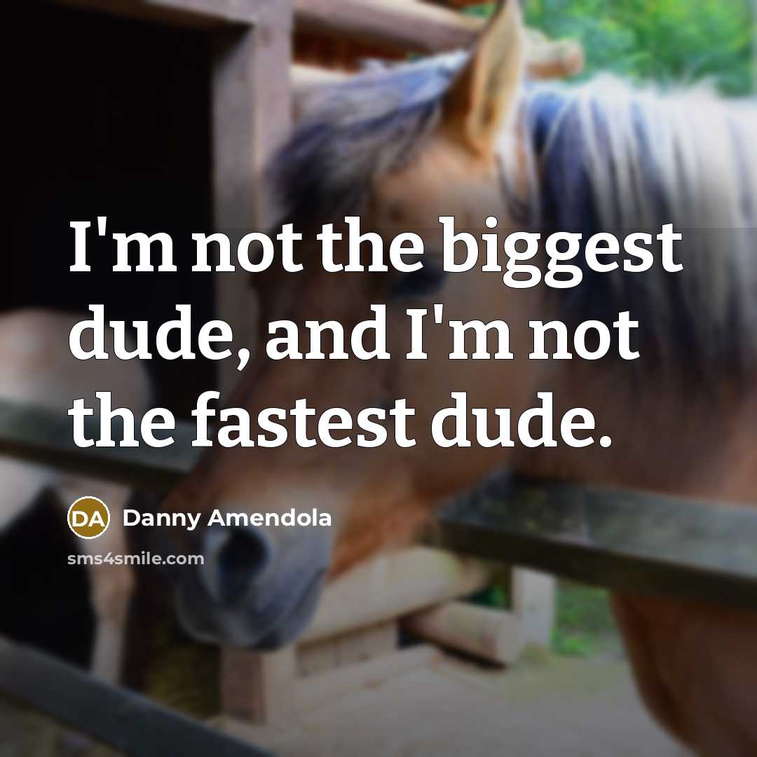 “I'm not the biggest dude, and I'm not the fastest…” quote by Danny Amendola