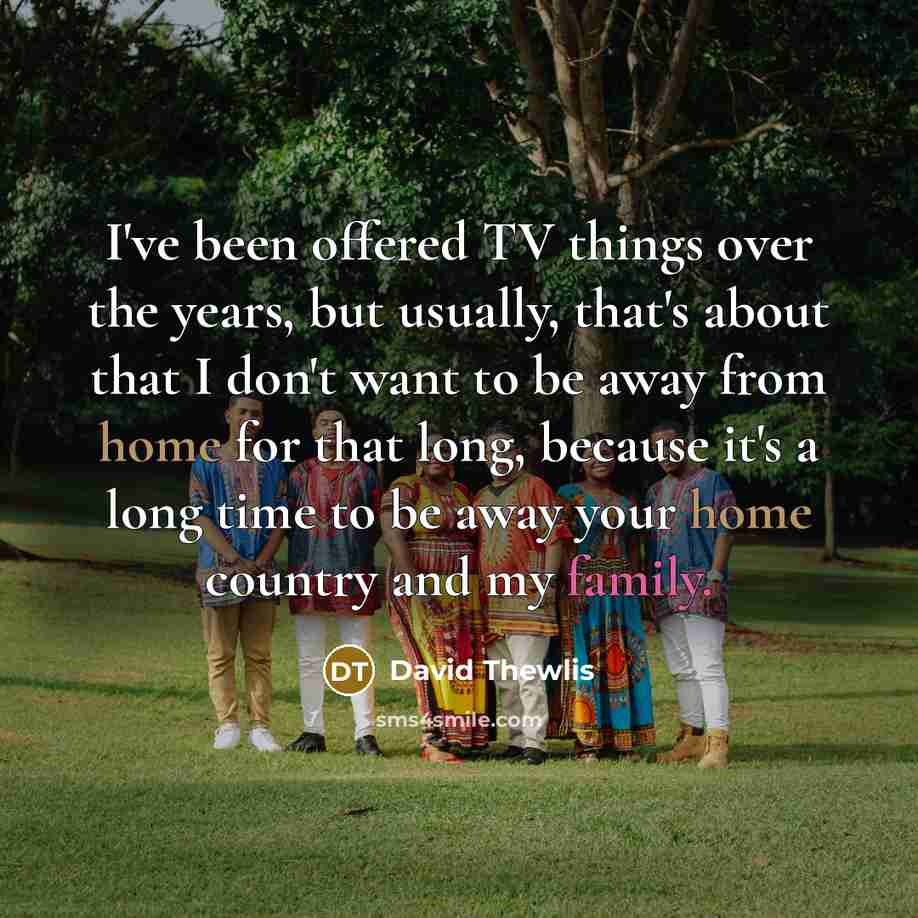 “I've been offered TV things over the years, but usually,…” quote by David Thewlis