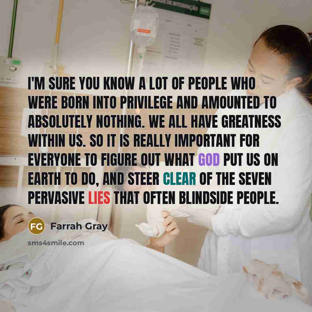 “I'm sure you know a lot of people who were…” quote by Farrah Gray