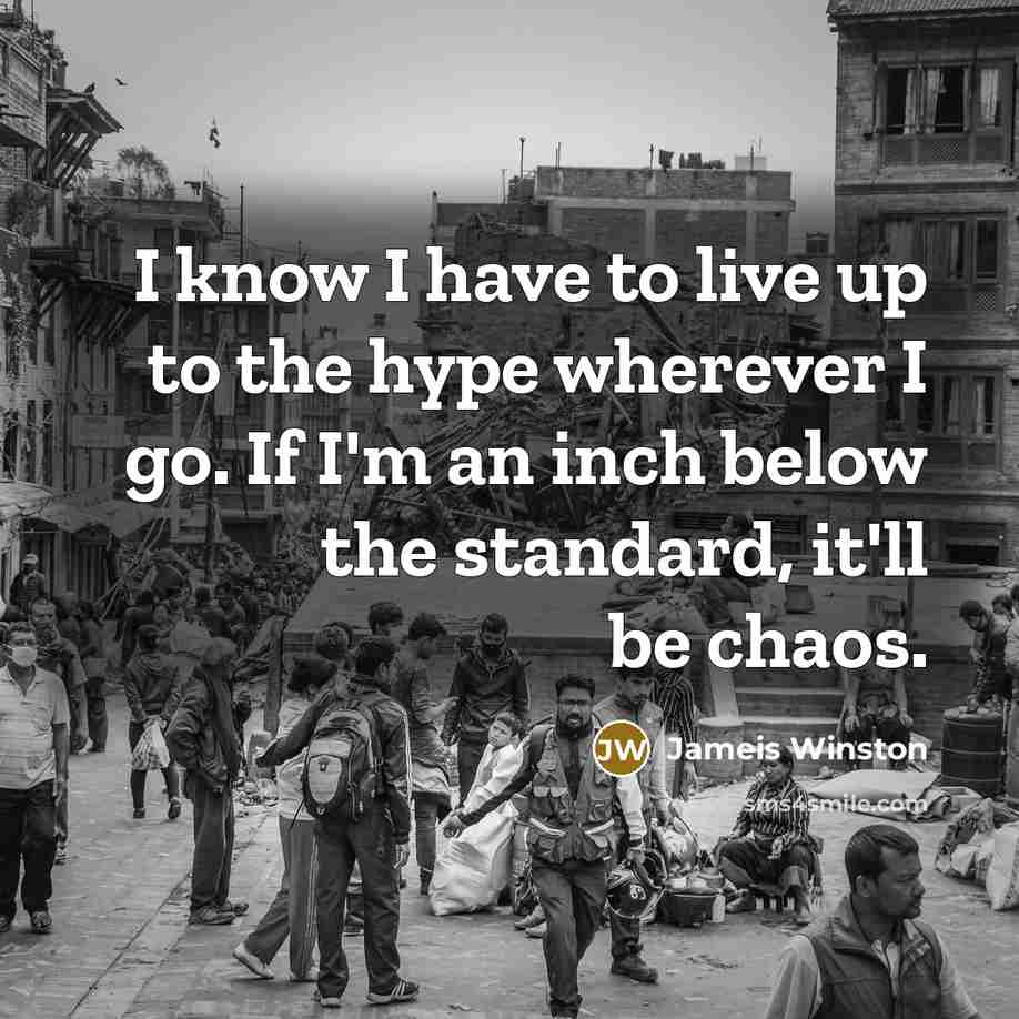 “I know I have to live up to the hype…” quote by Jameis Winston