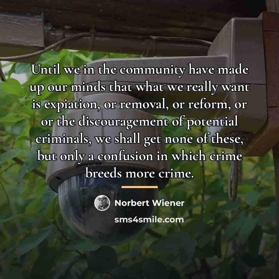 “Until we in the community have made up our minds…” quote by Norbert Wiener