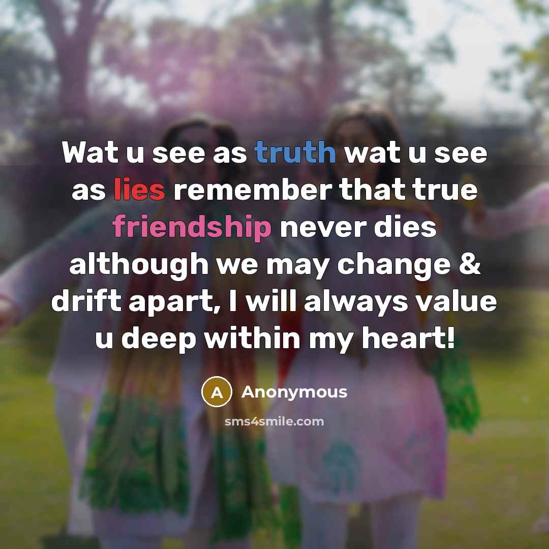 “Wat u see as truth wat u see as lies…” quote by Anonymous