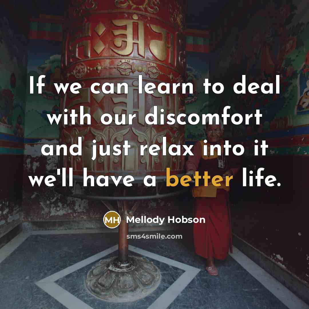 “If we can learn to deal with our discomfort and…” quote by Mellody Hobson