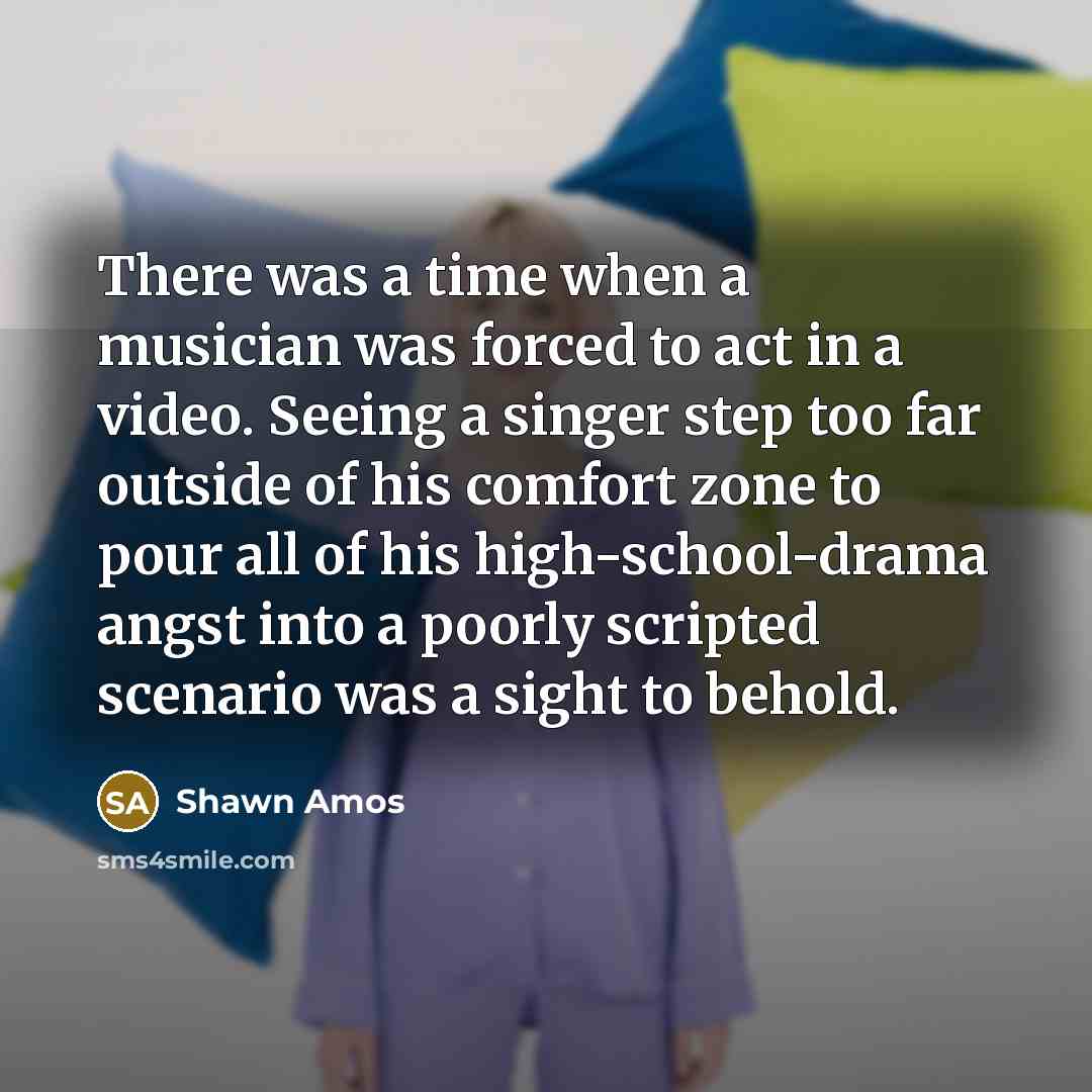 “There was a time when a musician was forced to…” quote by Shawn Amos