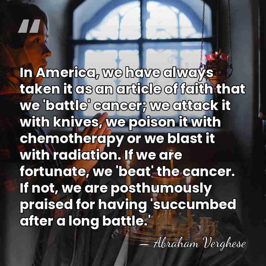 In America, we have always taken it as an article of faith&hellip; - Abraham Verghese