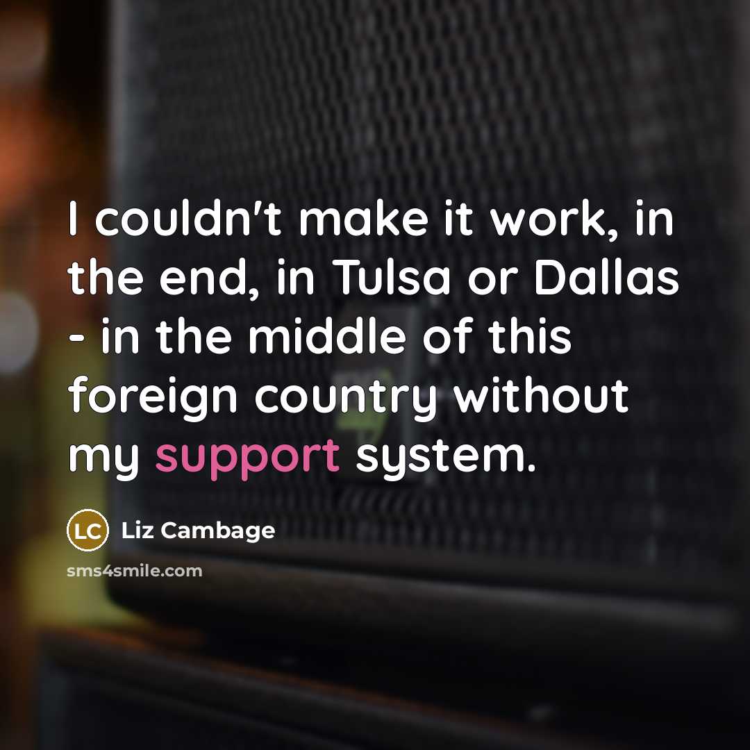 “I couldn't make it work, in the end, in Tulsa…” quote by Liz Cambage