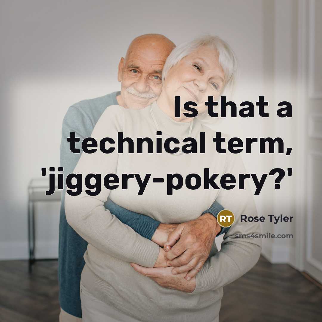“Is that a technical term, 'jiggery-pokery?'” quote by Rose Tyler