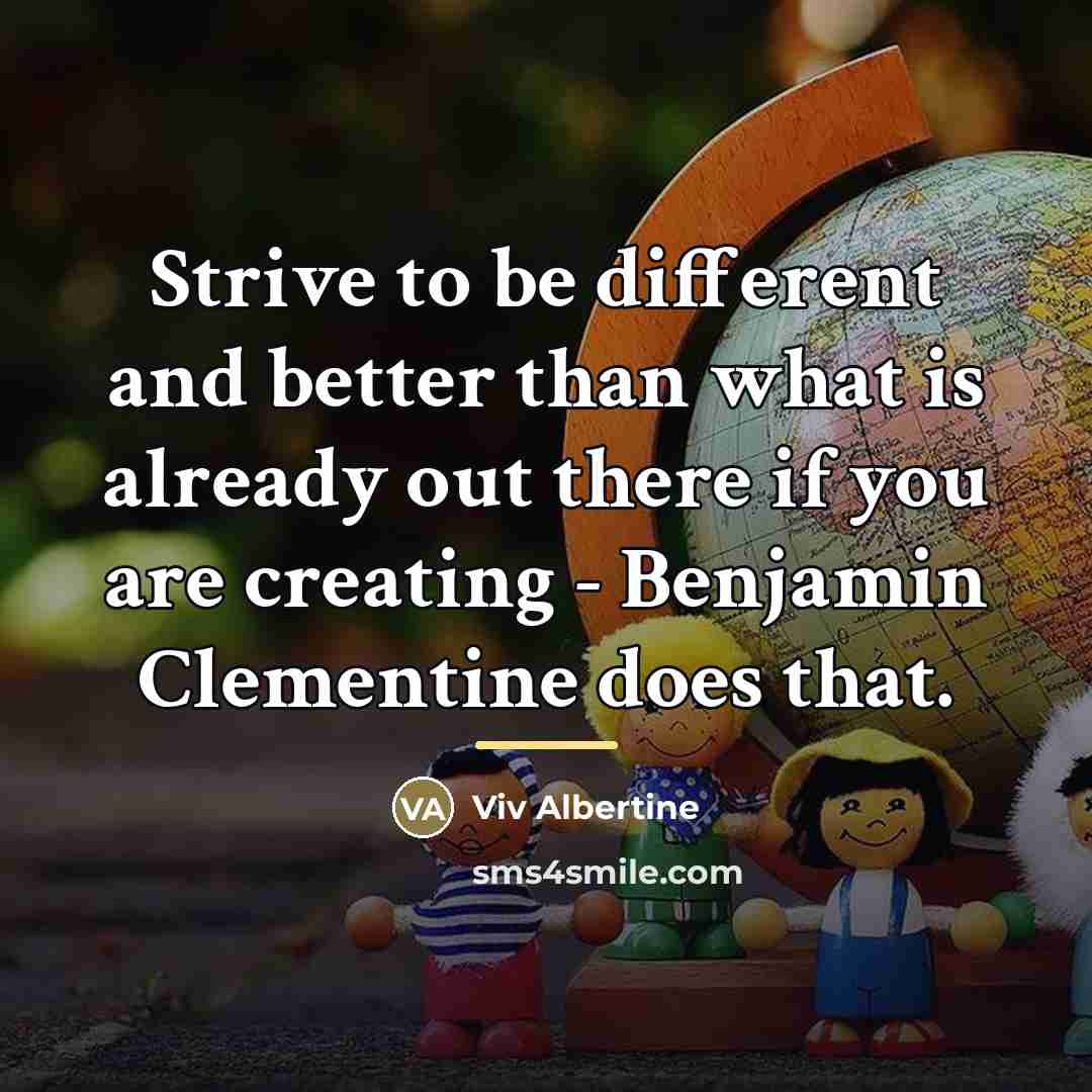“Strive to be different and better than what is already…” quote by Viv Albertine