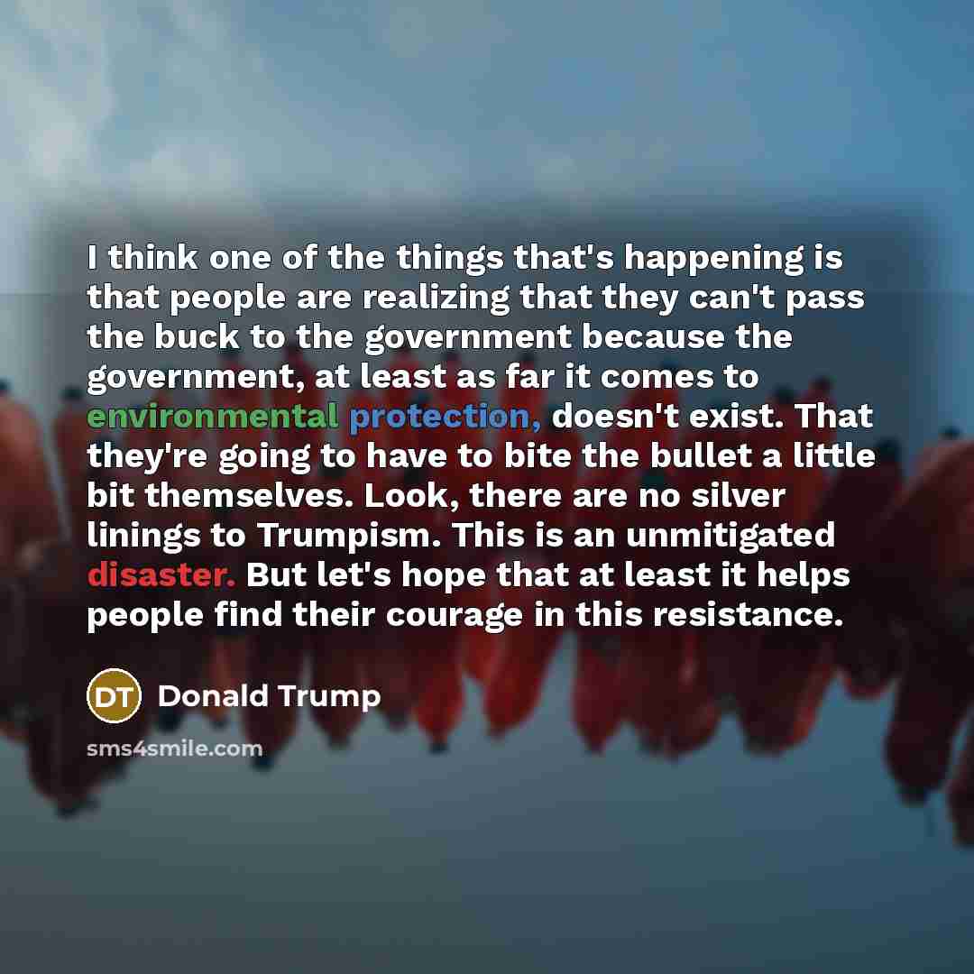 “I think one of the things that's happening is that…” quote by Donald Trump