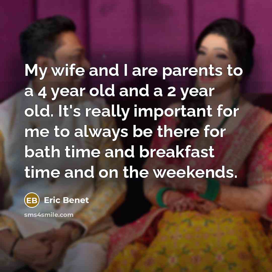 “My wife and I are parents to a 4 year…” quote by Eric Benet