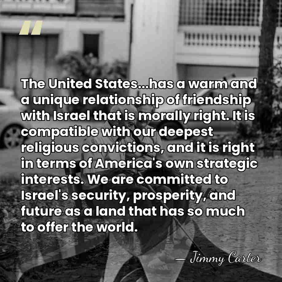 The United States...has a warm and a unique relationship of friendship with&hellip; - Jimmy Carter