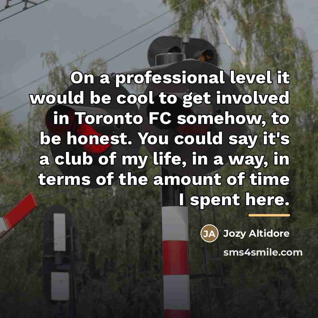 “On a professional level it would be cool to get…” quote by Jozy Altidore