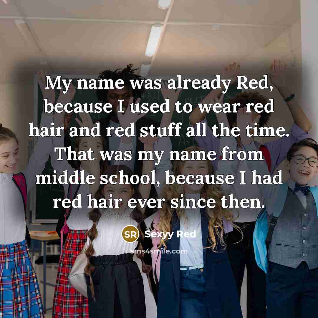 “My name was already Red, because I used to wear…” quote by Sexyy Red