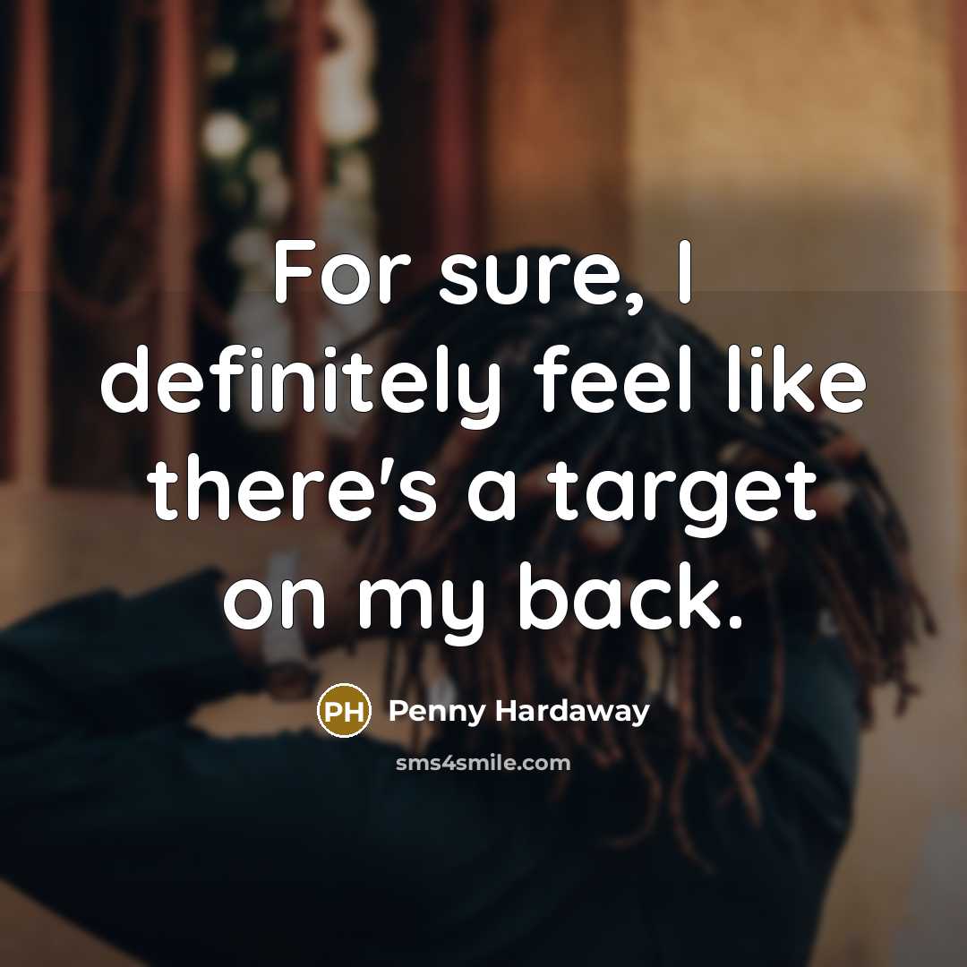 “For sure, I definitely feel like there's a target on…” quote by Penny Hardaway