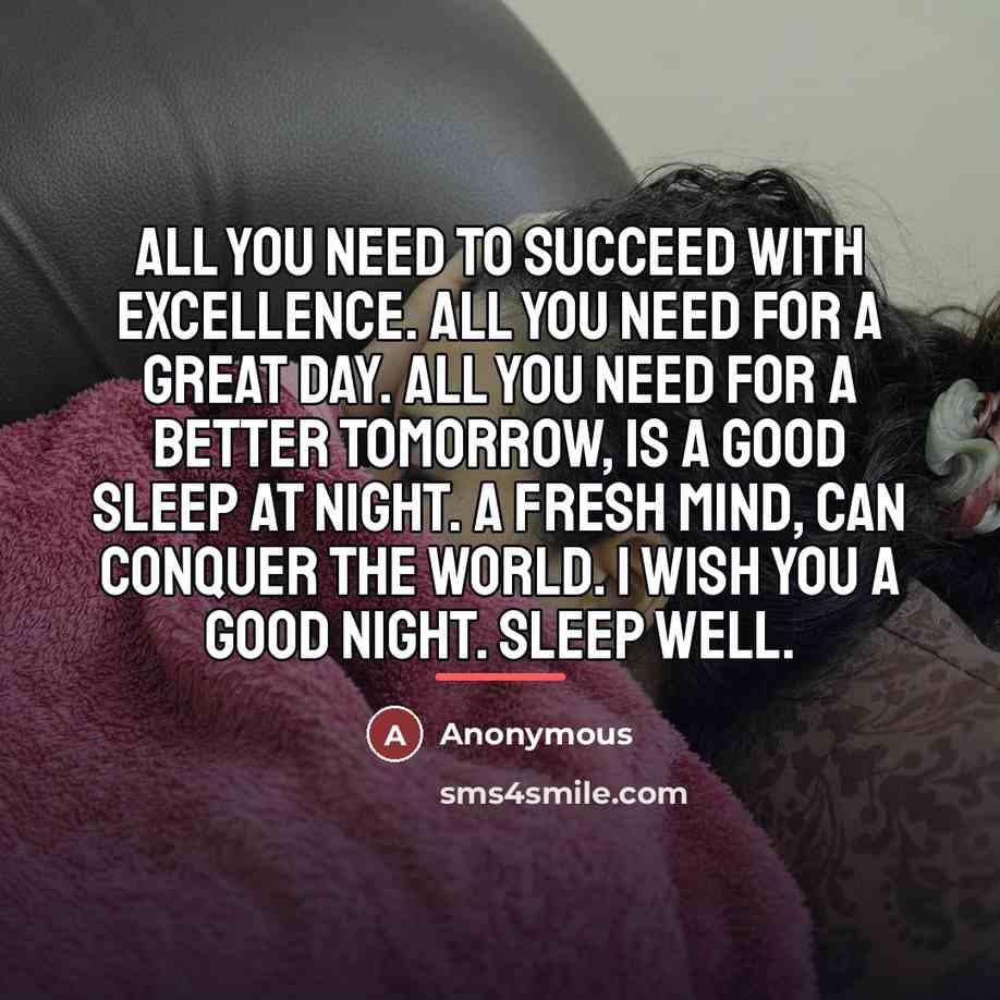 “All you need to succeed with excellence. All you need…” quote by Anonymous
