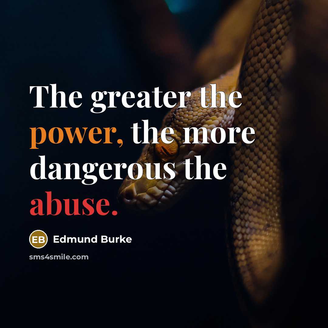 “The greater the power, the more dangerous the abuse.…” quote by Edmund Burke