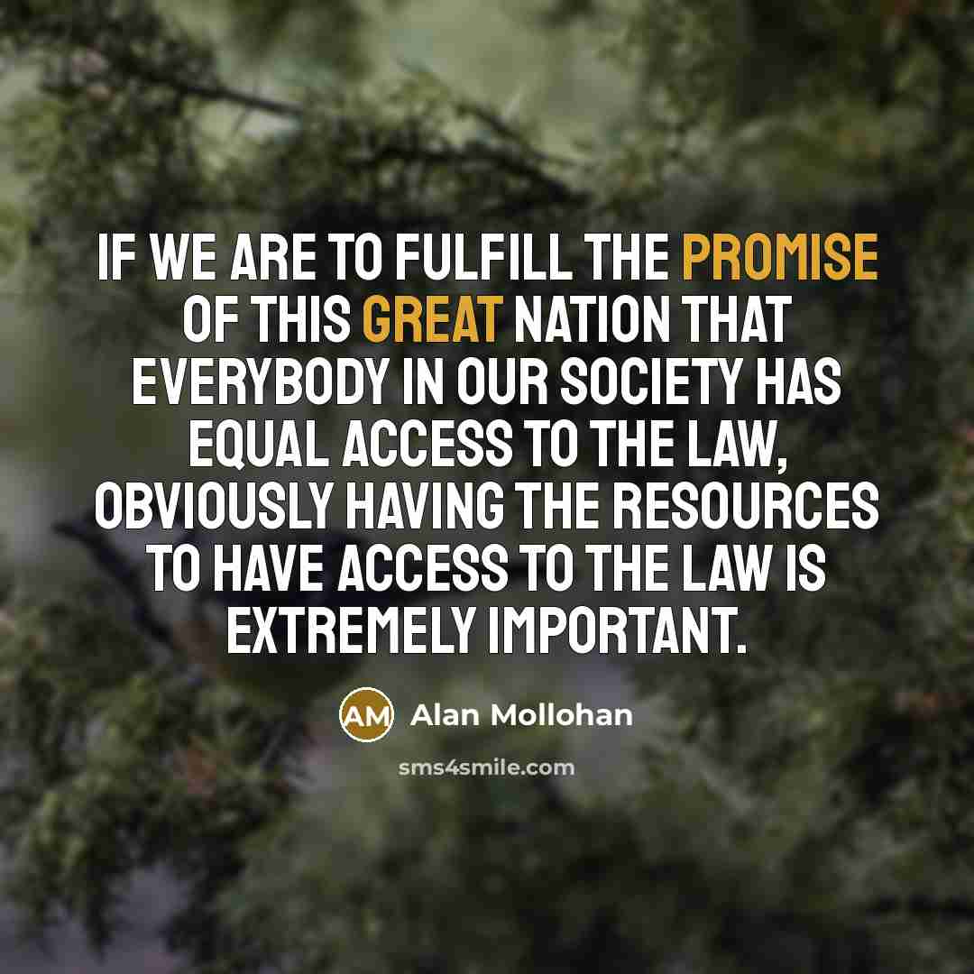 “If we are to fulfill the promise of this great…” quote by Alan Mollohan