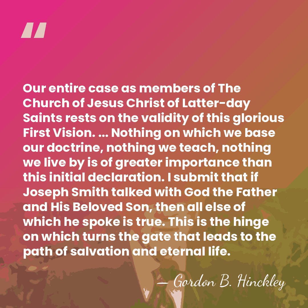 Our entire case as members of The Church of Jesus Christ of&hellip; - Gordon B. Hinckley