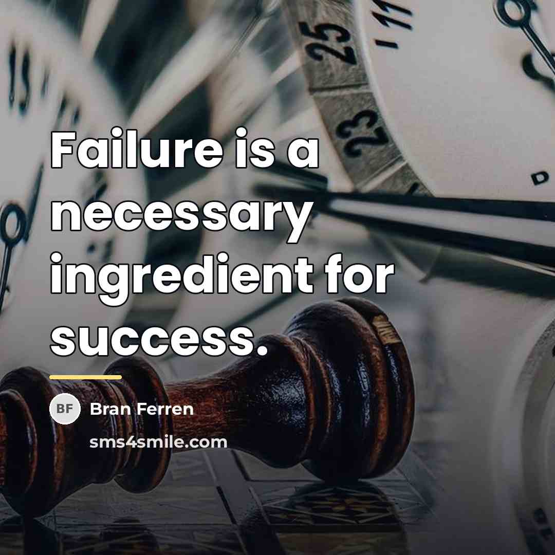 “Failure is a necessary ingredient for success.…” quote by Bran Ferren