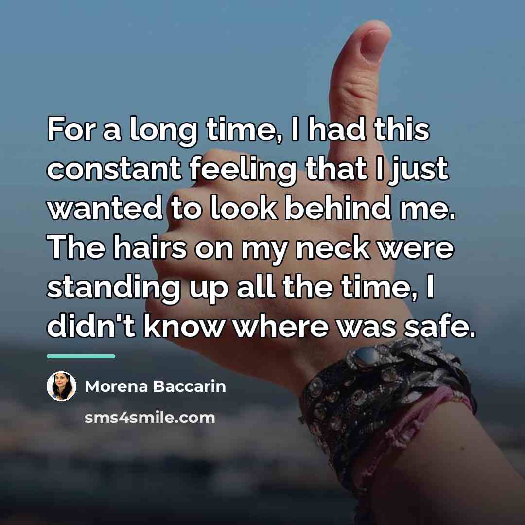 “For a long time, I had this constant feeling that…” quote by Morena Baccarin