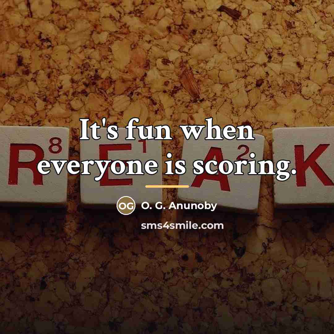 “It's fun when everyone is scoring.…” quote by O. G. Anunoby